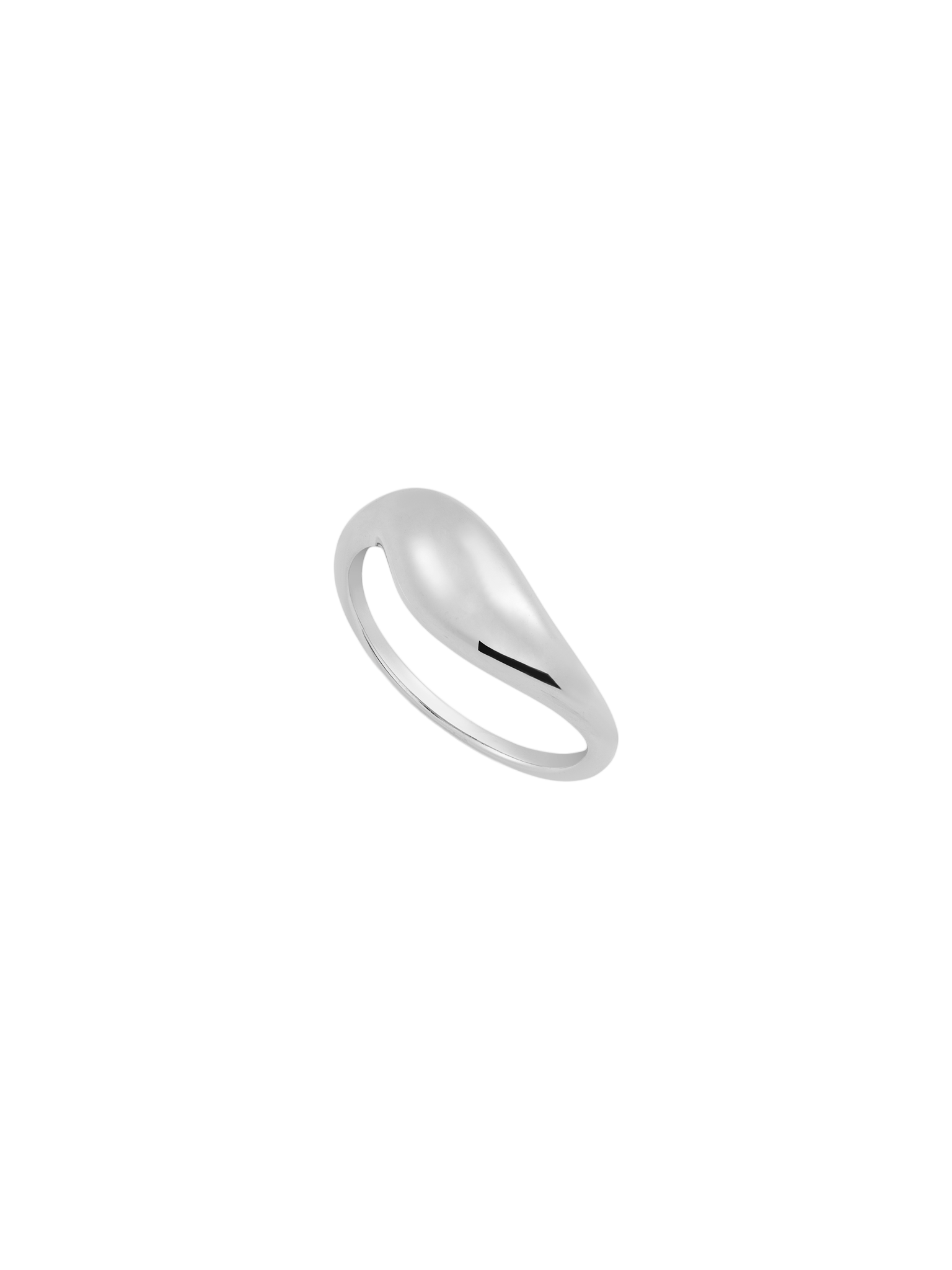 Saturn ring - white gold